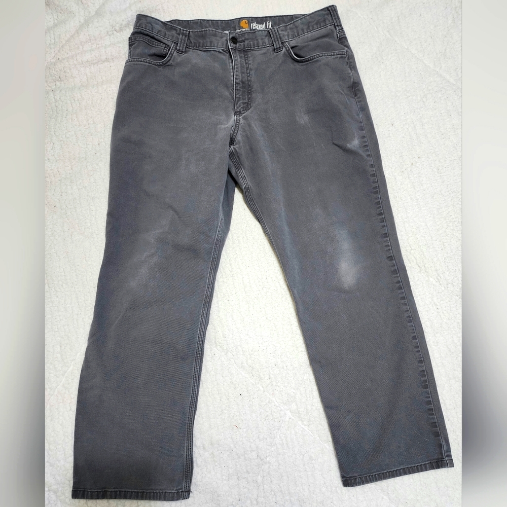 Carhartt Men's Rugged Flex Relaxed Fit Canvas 5-Pocket Work Pant size 36x30